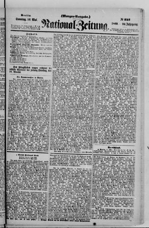 Nationalzeitung vom 16.05.1869