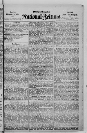 Nationalzeitung vom 19.05.1869