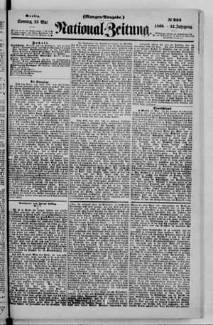 Nationalzeitung vom 23.05.1869