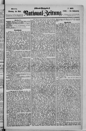 Nationalzeitung vom 24.05.1869