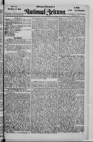 Nationalzeitung vom 25.05.1869