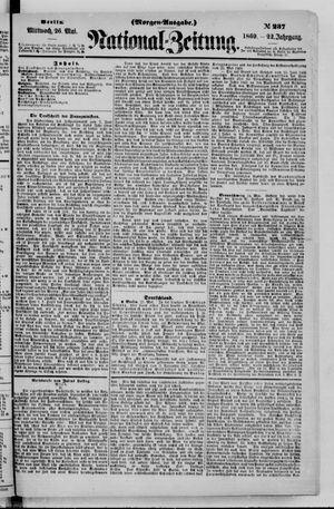 Nationalzeitung vom 26.05.1869
