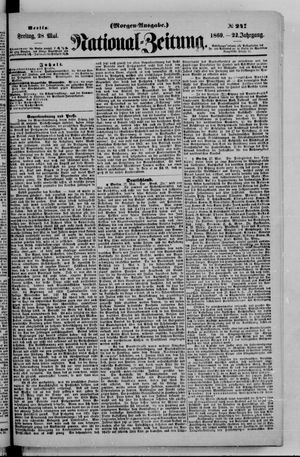 Nationalzeitung vom 28.05.1869