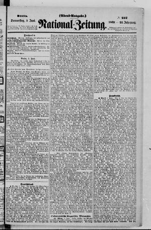 Nationalzeitung vom 03.06.1869