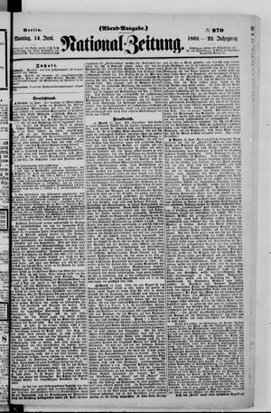 Nationalzeitung vom 14.06.1869