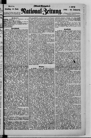 Nationalzeitung vom 15.06.1869