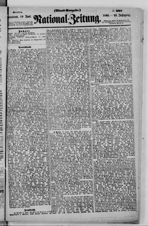 Nationalzeitung on Jun 19, 1869