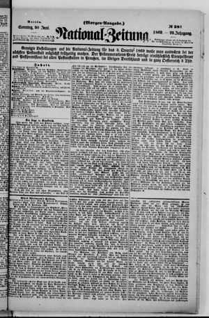 Nationalzeitung vom 20.06.1869