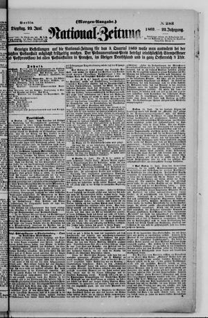 Nationalzeitung vom 22.06.1869