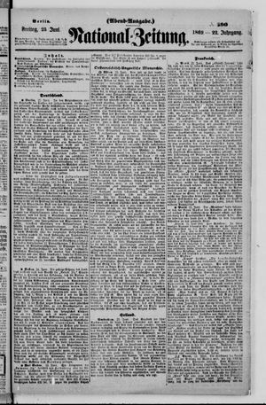 Nationalzeitung on Jun 25, 1869