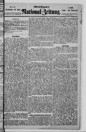 Nationalzeitung on Jun 26, 1869