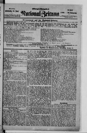 Nationalzeitung vom 30.06.1869