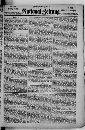 Nationalzeitung vom 02.07.1869