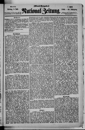 Nationalzeitung vom 02.07.1869