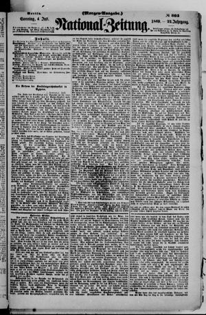 Nationalzeitung on Jul 4, 1869