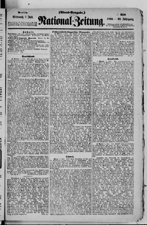 National-Zeitung on Jul 7, 1869