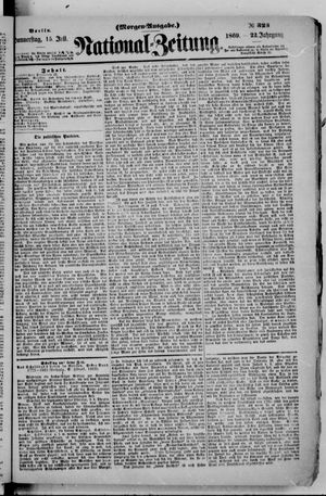 Nationalzeitung vom 15.07.1869