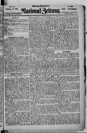 Nationalzeitung vom 16.07.1869