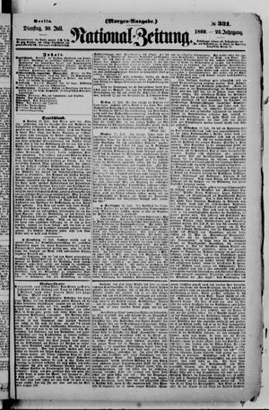 National-Zeitung on Jul 20, 1869