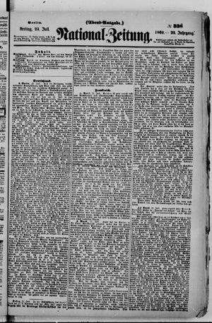National-Zeitung on Jul 23, 1869