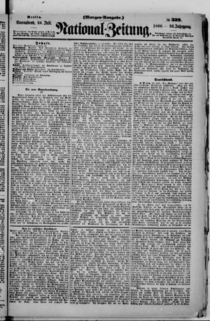 Nationalzeitung vom 24.07.1869