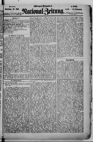 Nationalzeitung on Jul 25, 1869