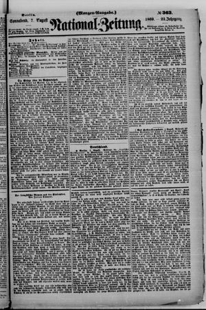 Nationalzeitung vom 07.08.1869