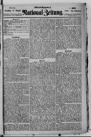 Nationalzeitung on Aug 10, 1869