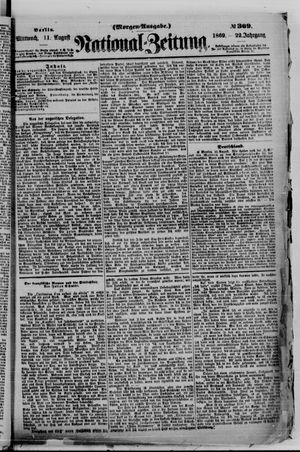 Nationalzeitung on Aug 11, 1869