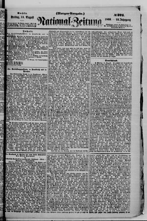 Nationalzeitung on Aug 13, 1869