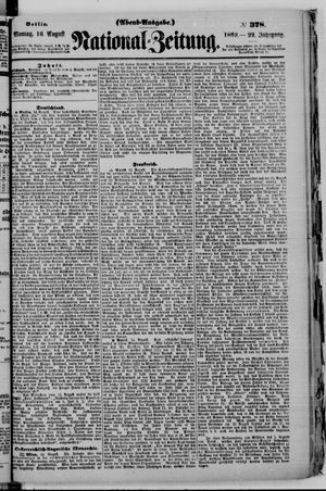 Nationalzeitung on Aug 16, 1869