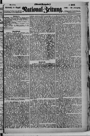 Nationalzeitung on Aug 18, 1869