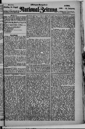 Nationalzeitung on Aug 24, 1869