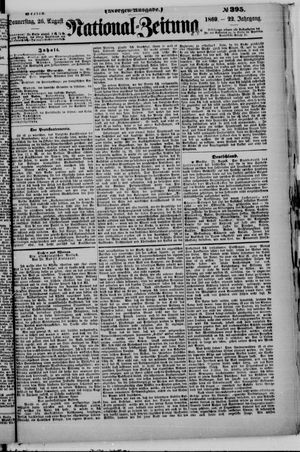 Nationalzeitung vom 26.08.1869