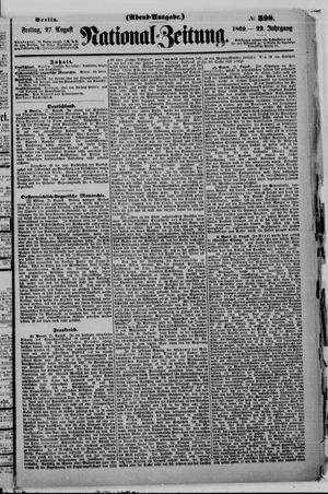Nationalzeitung on Aug 27, 1869
