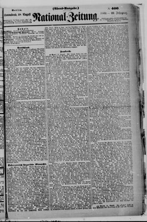Nationalzeitung vom 28.08.1869