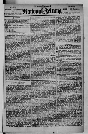 Nationalzeitung on Sep 1, 1869