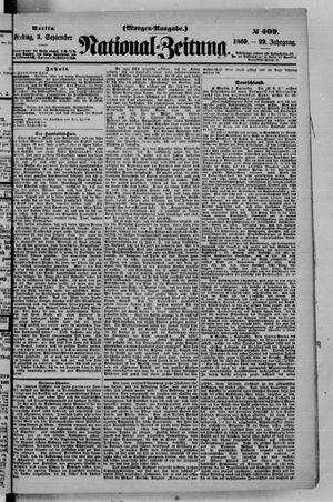 Nationalzeitung on Sep 3, 1869