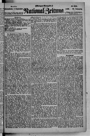 Nationalzeitung on Sep 4, 1869