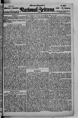 Nationalzeitung vom 08.09.1869