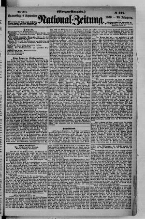 Nationalzeitung vom 09.09.1869