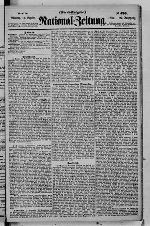National-Zeitung vom 13.09.1869