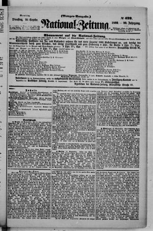 National-Zeitung on Sep 21, 1869