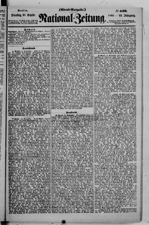 National-Zeitung on Sep 21, 1869