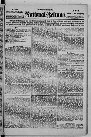 Nationalzeitung vom 23.09.1869