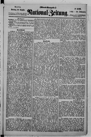 National-Zeitung vom 24.09.1869