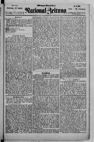 Nationalzeitung on Sep 26, 1869