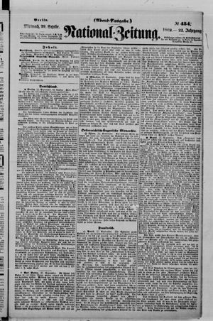 Nationalzeitung vom 29.09.1869