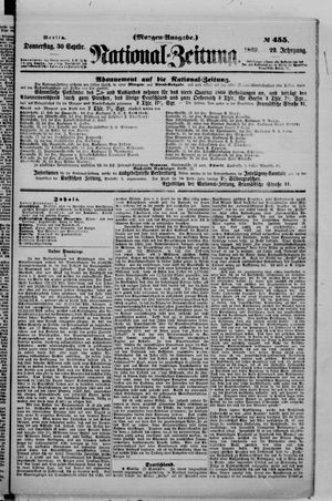Nationalzeitung vom 30.09.1869