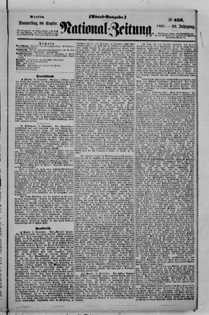 Nationalzeitung on Sep 30, 1869